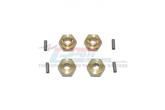 GPM BRASS HEX ADAPTERS 3MM THICK AXIAL 1:24 SCX24 DEADBOLT / JEEP WRANGLER - PowerHobby