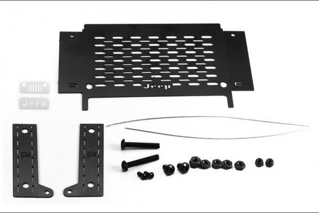 GPM RC CAR REAR SIDE WINDOW TOOL BOX AXIAL SCX10 III JEEP JL WRANGLER BLACK - PowerHobby