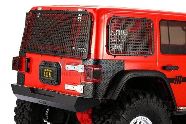 GPM RC CAR TAILLIGHT COVER TYPE A AXIAL SCX10 III JEEP JL WRANGLER SILVER - PowerHobby