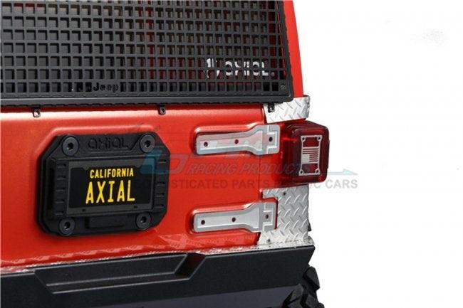 GPM RC CAR TAILLIGHT COVER TYPE C AXIAL SCX10 III JEEP JL WRANGLER SILVER - PowerHobby