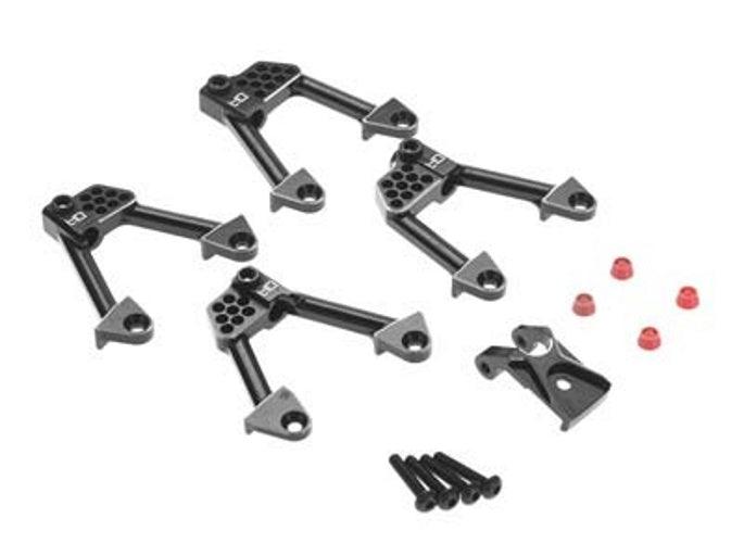 Hot Racing SCXT28301 Aluminum Front/Rear Adjustable Shock Towers Axial SCX-10 II - PowerHobby