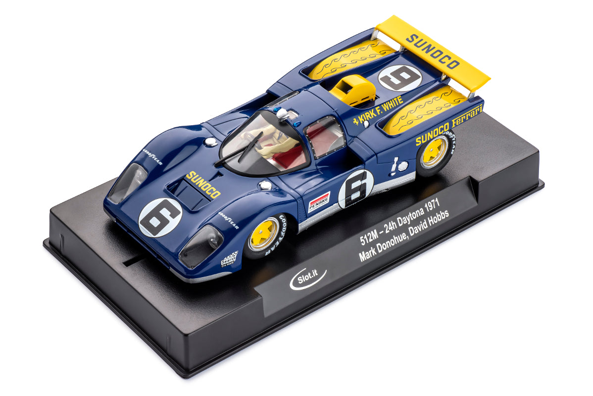 Slot.it Ferrari 512M Sunoco 24H Daytona Slot Car 1/32 SICA51B Donohue CA51B - PowerHobby