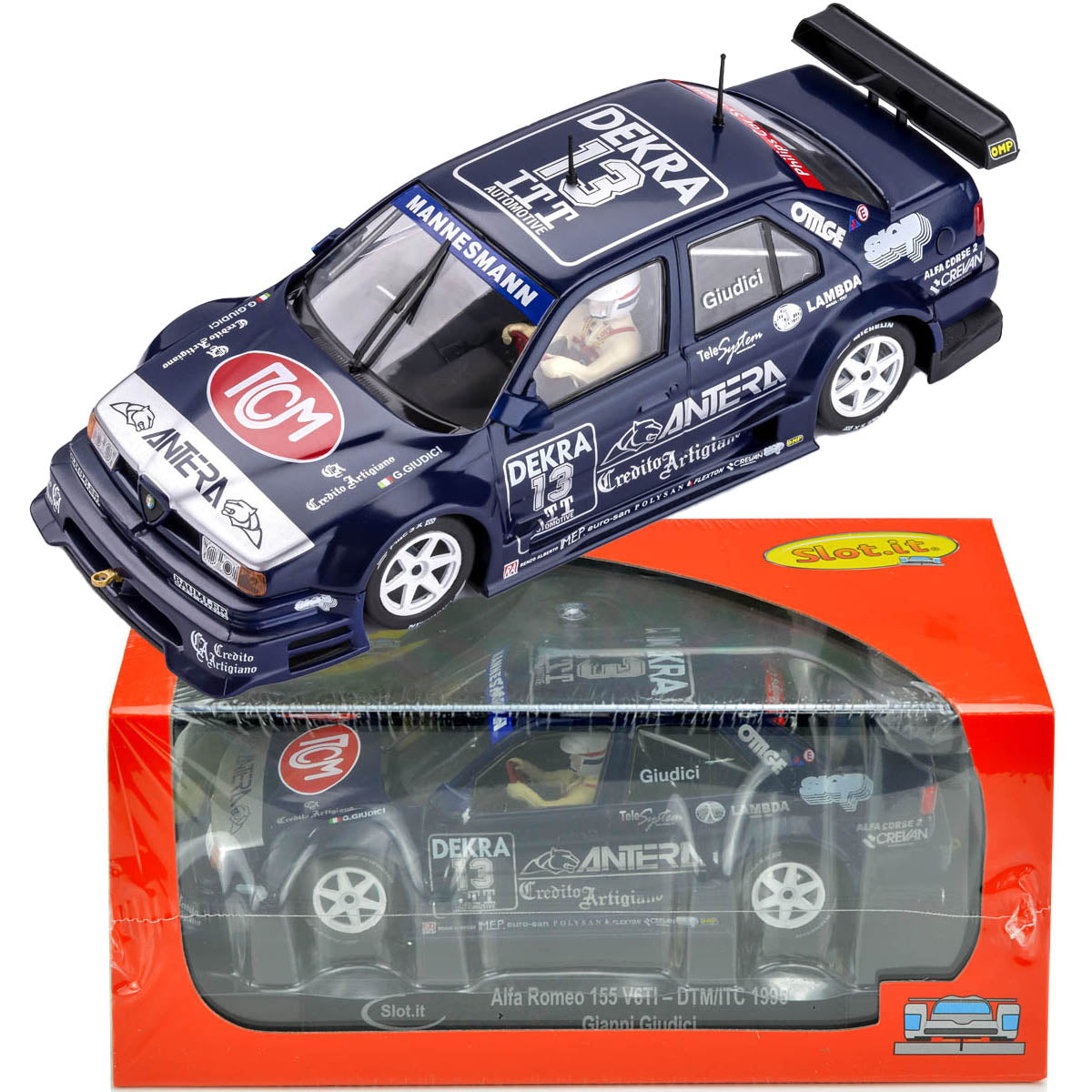 Slot.it Alfa Romeo 155 V6 TI DTM/ITC 1995 Slot Car 1/32 CA40c SICA40c - PowerHobby