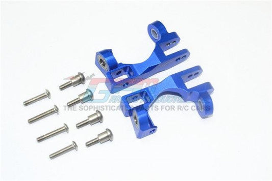 GPM ALUMINUM FRONT C HUB TRAXXAS SLASH 4X4 / SLASH 4X4 LCG / XO-01 SUPERCAR BLUE - PowerHobby