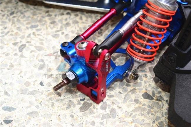 GPM ALUMINUM FRONT C HUB TRAXXAS SLASH 4X4 / SLASH 4X4 LCG / XO-01 SUPERCAR BLUE - PowerHobby