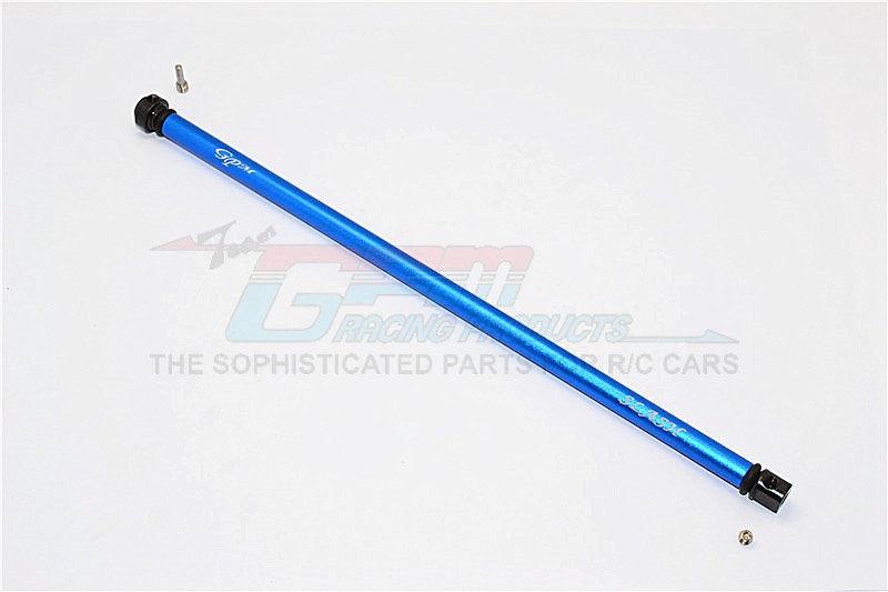 GPM ALUMINUM MAIN SHAFT WITH HARD STEEL ENDS TRAXXAS SLASH 4X4 LOW-CG BLUE - PowerHobby