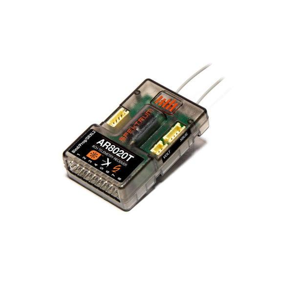Spektrum SPMAR8020T AR8020T DSMX 8-Channel Telemetry Receiver - PowerHobby