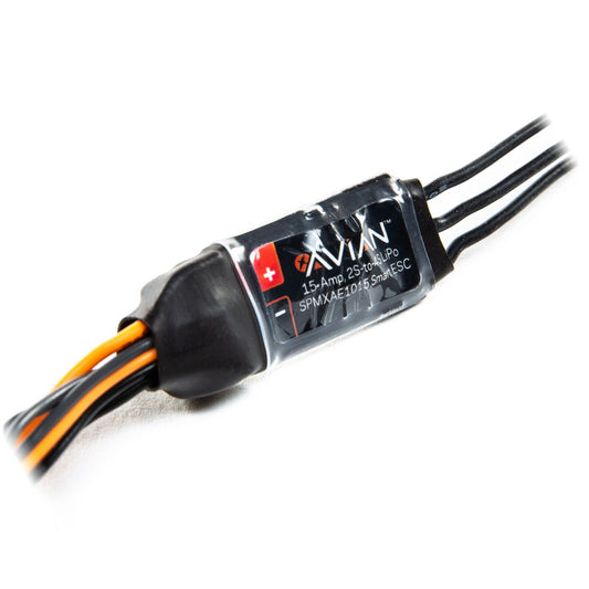 Spektrum SPMXAE1015 Avian 15 Amp Brushless Smart ESC 2S-4S IC3 - PowerHobby