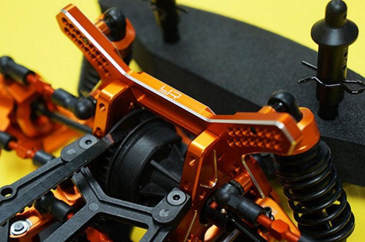 Yeah Racing SPT2-008OR Aluminum Front Damper Stay Orange HPI Sprint 2 - PowerHobby