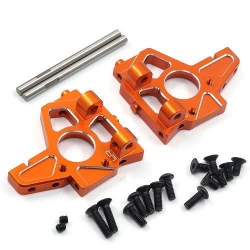 Yeah Racing SPT2-027OR Aluminum Bulkhead for Front/Rear Orange HPI Sprint 2 - PowerHobby