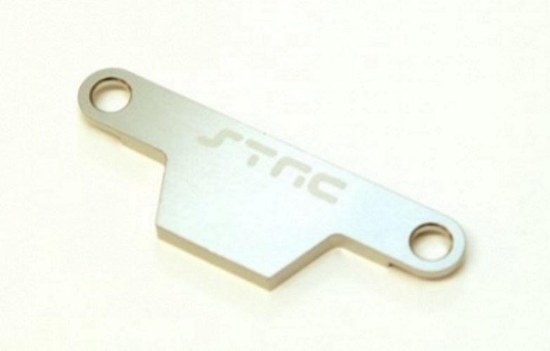 STRC ST3727AS Aluminum Battery Hold-down Plate (Silver) Traxxas Rustler Bandit - PowerHobby