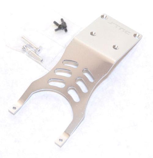 ST Racing ST5837S Front Skid Plate Traxxas Slash Silver - PowerHobby