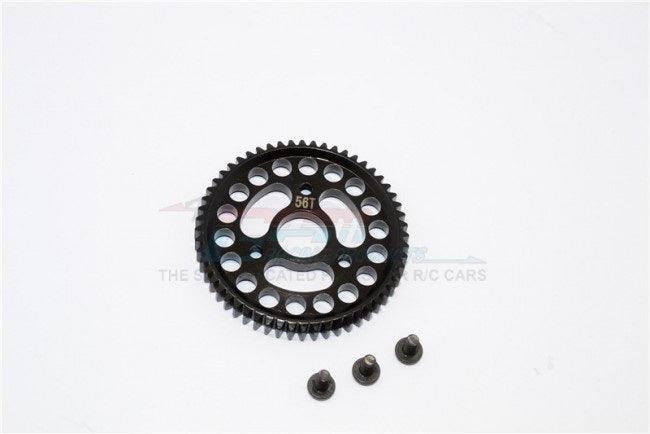 GPM SSLA056T-BLACK STEEL MAIN GEAR 56T TRAXXAS SLASH 4X4 - PowerHobby