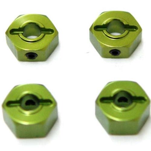 STRC ST3654-12G CNC Aluminum Lock-Pin Hex Adapter Traxxas Slash / Bandit / Stampede - PowerHobby