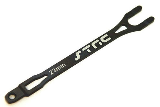 STRC ST3727GM Aluminum Battery Strap Gun Metal Gray Traxxas Slash/Bandit - PowerHobby