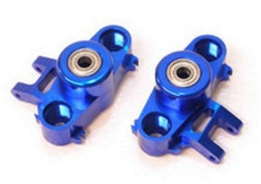 STRC Aluminum HD Steering Knuckles Blue Traxxas Revo E-Revo T-Maxx 3.3 Summit - PowerHobby