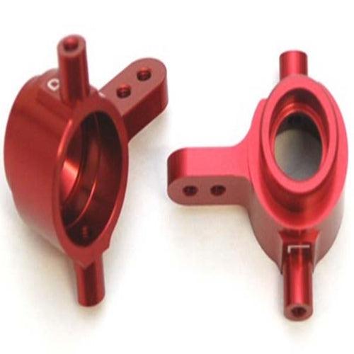 ST Racing ST6837R Aluminum Front Steering Knuckles (Red) Traxxas Slash 4x4 - PowerHobby