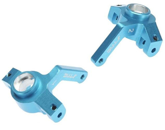 ST Racing STA31110B Aluminum Front Steering Knuckle Blue Axial EXO Yeti Score - PowerHobby