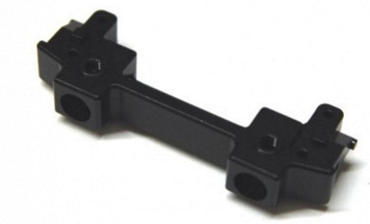 STRC STA31392BK Aluminum Front Bumper Mount/Chassis Brace Black Axial SCX10 II - PowerHobby