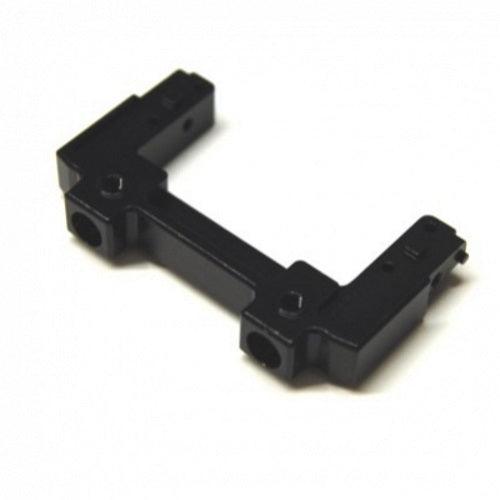 STRC STA31393BK Aluminum Rear Bumper Mount/Chassis Brace Black Axial SCX10 II - PowerHobby