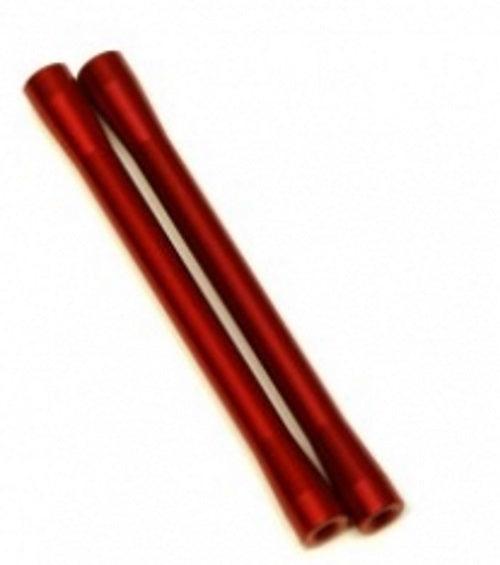 STRC STA31422R Aluminum M4 threaded 7.5x93mm Link (1 pair) Red Axial SCX10 II - PowerHobby