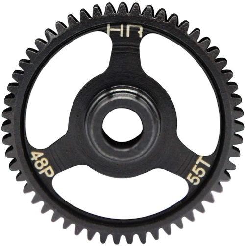 Hot Racing STRF455 Steel Spur Gear 55T 48P Traxxas 4Tec2 - PowerHobby