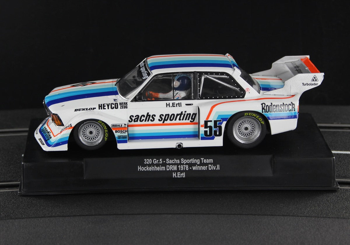 Racer Sideways BMW 320 GR.5 #5 DRM 1978 Winner Harald Ertl Slot Car 1/32 - PowerHobby