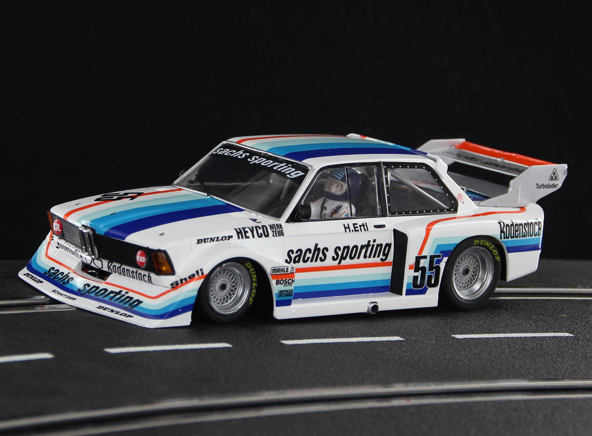 Racer Sideways BMW 320 GR.5 #5 DRM 1978 Winner Harald Ertl Slot Car 1/32 - PowerHobby