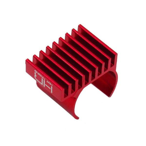 Hot Racing SXTF030H02 Red9 Fin 030 Motor Heatsink Axial SCX24 - PowerHobby