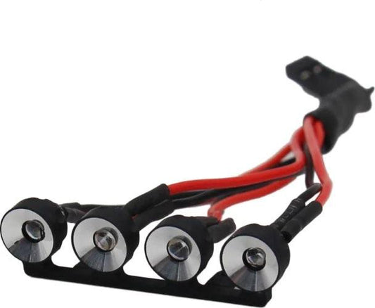 Hot Racing SXTF282P01 70mm 4 LED light HR SXTF14RR01 Axial SCX24 - PowerHobby