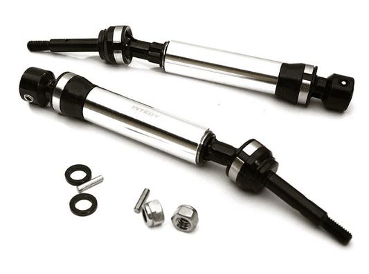 Integy T8564SILVER XHD Steel Rear Universal Drive Shaft (2) Traxxas Slash & Stampede 4X4 - PowerHobby