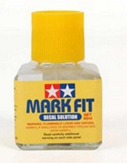 Tamiya 87102 Mark Fit Decal Softener 40ml Bottle - PowerHobby