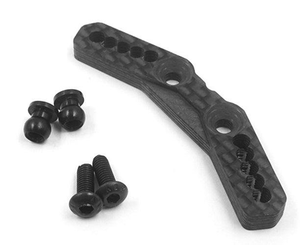 Yeah Racing TAMC-070 Graphite Front Damper Stay Tamiya M08 - PowerHobby