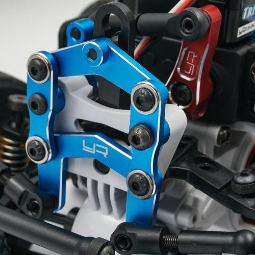 Yeah Racing TASW-007BU Aluminum Steering Set Blue Tamiya SW-01 - PowerHobby