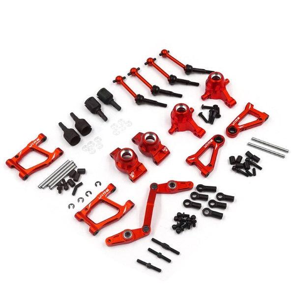 Yeah Racing TATT-S06RED Rapid Performance Essential Upgrade Kit Tamiya TT01 TT01E - PowerHobby