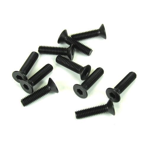 TEkno RC TKR1346 4x15mm Flat Head Screw (10) EB48 SCT410 - PowerHobby