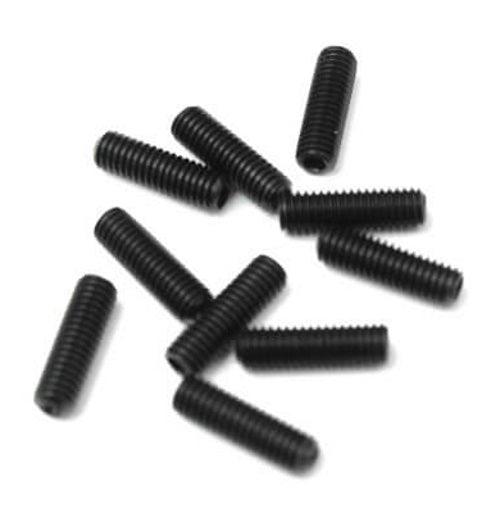 Tekno TKR1605 M3x10mm Set Screws (Black, 10pieces) EB48 SCT410 NT48 ET48 MT410 - PowerHobby