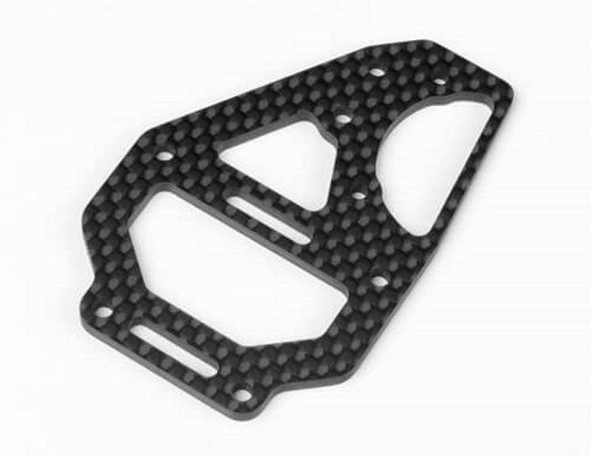 Tekno TKR6635C Center Differential Top Plate & Fan Mount (Carbon Fiber) EB410 - PowerHobby