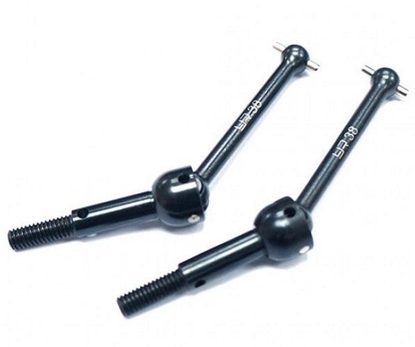 Yeah Racing 38mm Universal Steel Swing Shaft Tamiya TL01 FF02 TA01 TA02 - PowerHobby