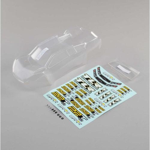 Team Losi Racing TLR230011 Clear Body Set w/ Stickers 22T 4.0 - PowerHobby