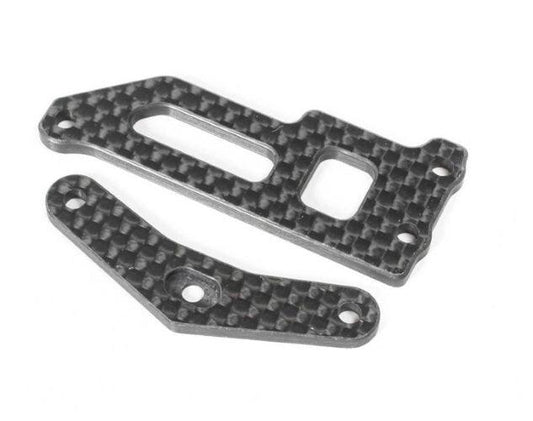 Team Losi Racing TLR231097 Carbon Brace and Servo Top Plate 22X-4 - PowerHobby