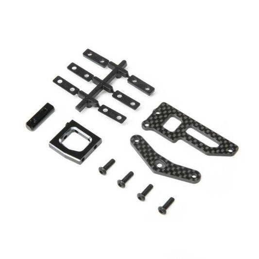 Losi TLR231100 Servo Mount Set V2 22X-4 - PowerHobby