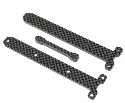 Losi TLR231104 Carbon Chassis Brace Supports 1.5 & 3.5mm 22X-4 - PowerHobby