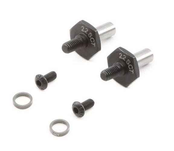 Team Losi Racing TLR232061 Front Axle Set, 12mm Hex 22SCT 3.0 - PowerHobby