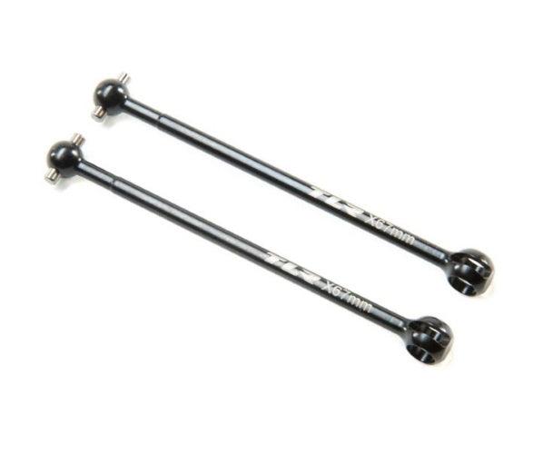 Team Losi Racing TLR232102 CVA Driveshaft Bones 67mm (2) 22X-4 - PowerHobby