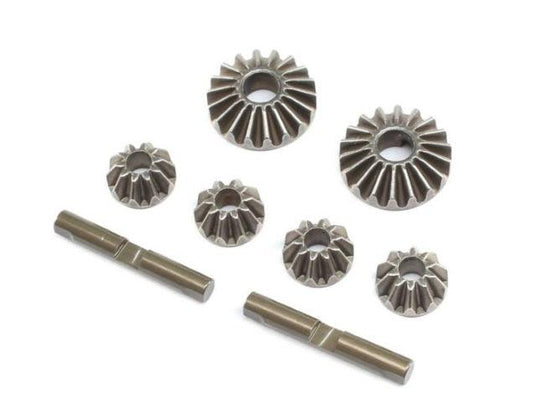 Losi TLR232129 Diff / Differential Gear & Cross Pin Set Metal 22X-4 - PowerHobby