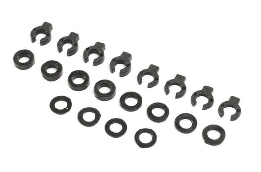 Team Losi Racing TLR233062 Shock Travel Spacer Set 22 22X-4 - PowerHobby