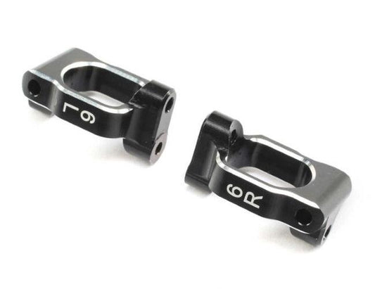 Team Losi Racing TLR234118 Caster Block Set 6 degree Aluminum 22X-4 - PowerHobby