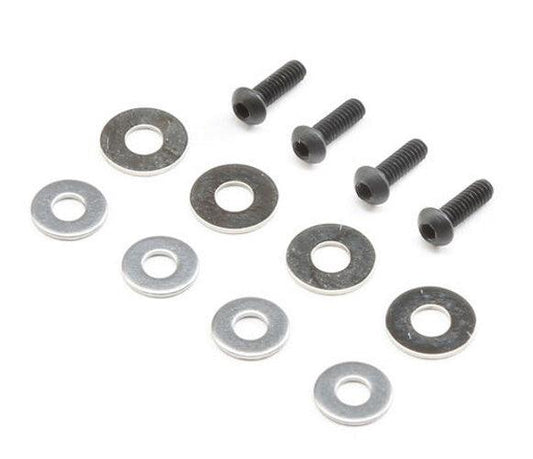 Losi Racing TLR243046 Shock Washer Screw (4) 8ight X 8ight XE 8ight XT / XTE - PowerHobby