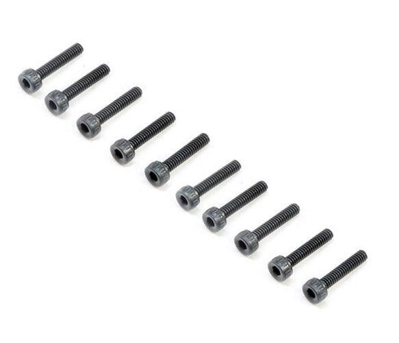 Team Losi Racing TLR245008 Cap Head Screws M2x10mm (10) 8ight-X 8ight XT / XTE - PowerHobby